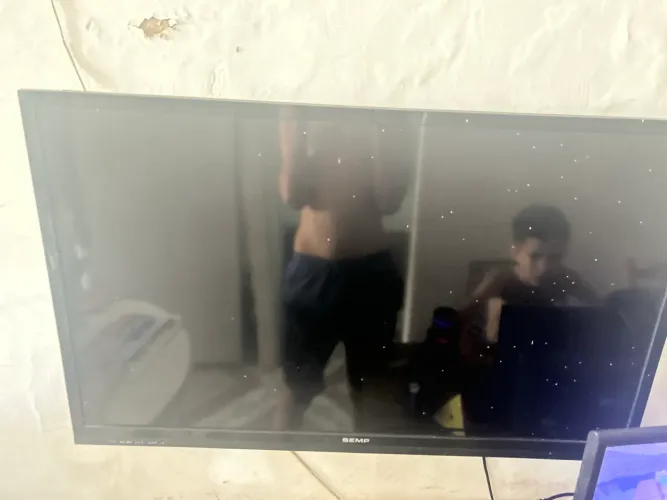Tc seno com tela queimada