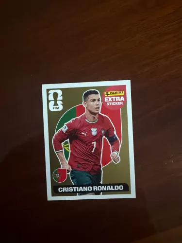 Figurinha legend Cristiano Ronaldo gold