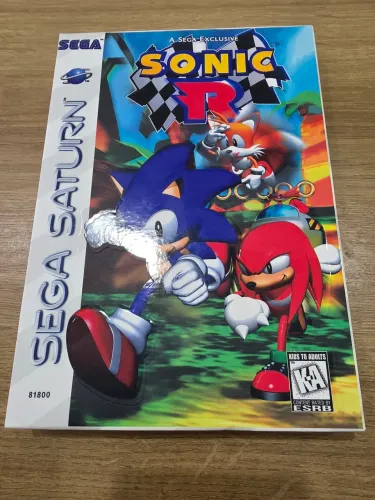 Sonic R Sega Saturn Prensados de qualidade old game Long Box
