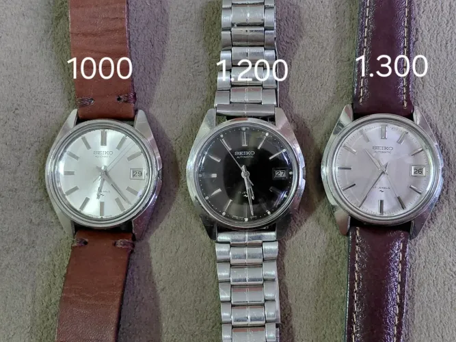 Lote 3 Seikos Automáticos Vintages 7005