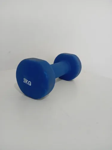 Haltere em Ferro Fundido 3 kg Azul 