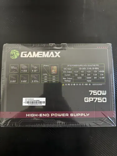 Fonte 750W lacrada, Gameflix