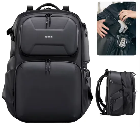 Ulanzi BP10 Mochila para câmera rígida 35L - Drone DSLR laptop