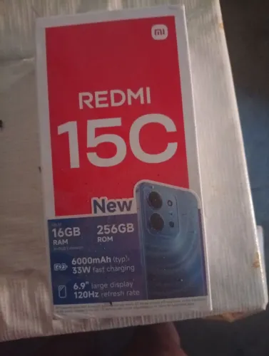 Celular redmi 15c 256 gb zerado com 5 meses de uso