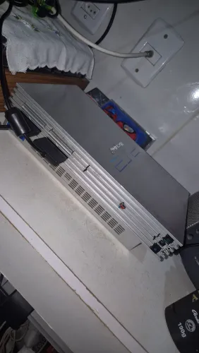 PS2 fat prata silver - com avaria na carcaça