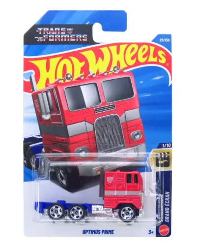 Hot Wheels Transformers Optimus Prime - Lacrado (Original Mattel)