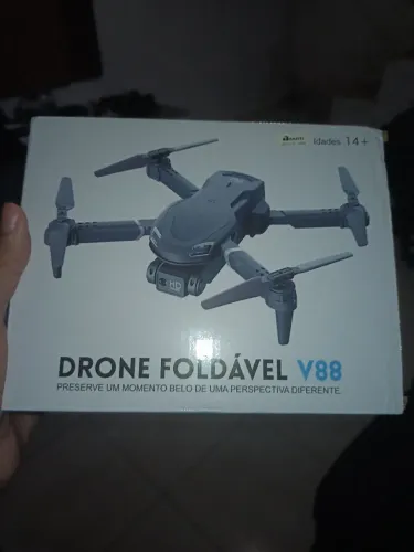 Drone Dobrável V88 Max com controle de pilotagem