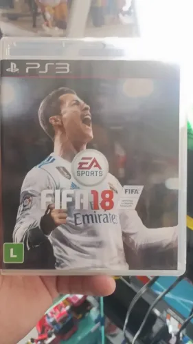 Jogo de futebol fifa 18 do PS3