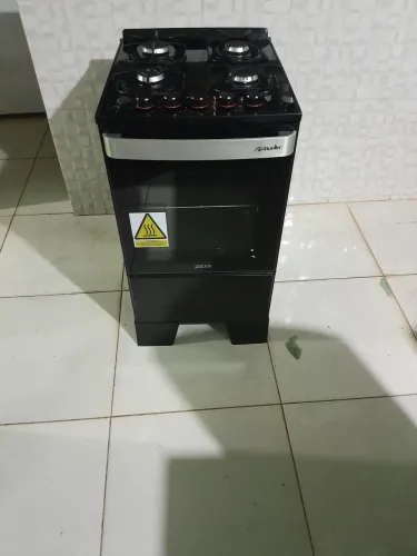 FOGÃO AUTOMÁTICO MESA DE VIDRO LUXO