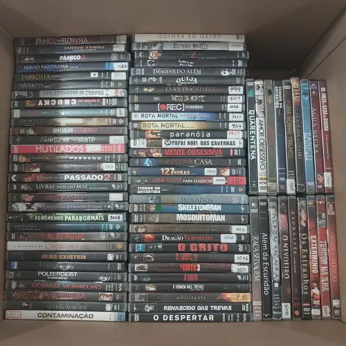 Lote dvd terror R$ 10,00 cada - venda a partir de 8 dvds - (ver disponibilidade no chat)