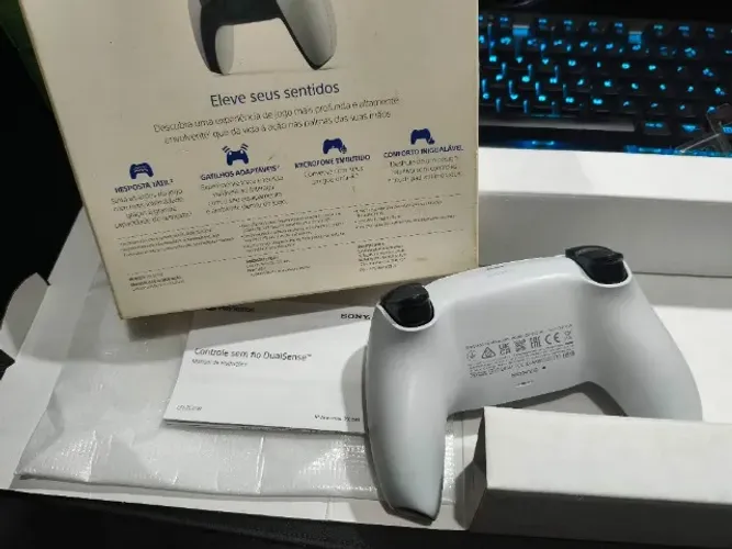 PlayStation DualSense Controle sem fio - Branco - PS5