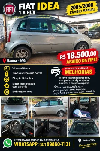 Fiat Idea HLX 1.8 MPI Flex 8V 5P 2006