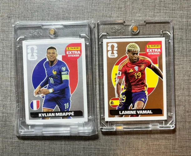 5 figurinhas Legends Copa do Mundo 2026