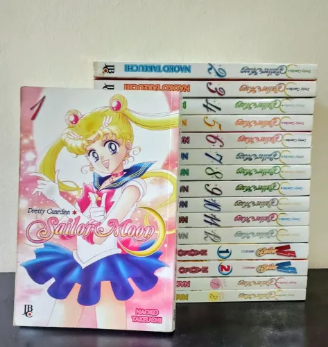 mangá sailor moon coleção completa + short stories + sailor v