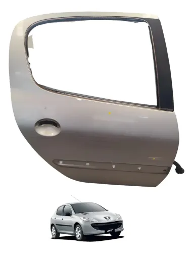 Porta Traseira Direita Peugeot 207 2007 A 2012