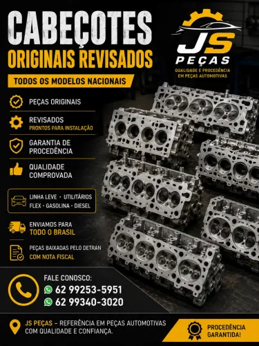 Cabecotes, motores, revisados e originais # Js pecas e retifica # 