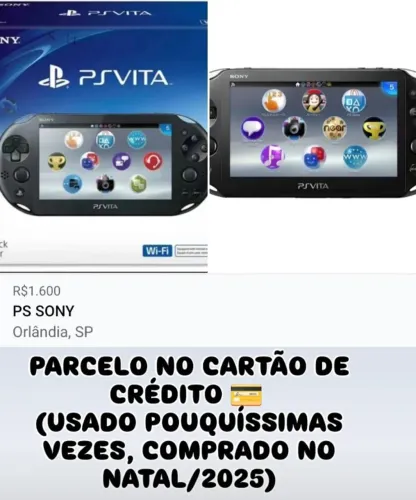 PS SONY - USADO POUQUISSIMAS VEZES (COMPRADO NA NATAL/2025)