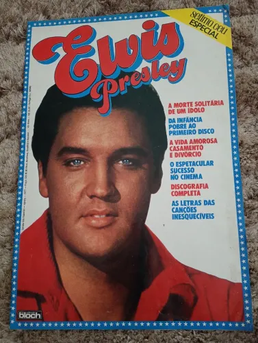Revista antiga Elvis Sétimo céu edição especial 