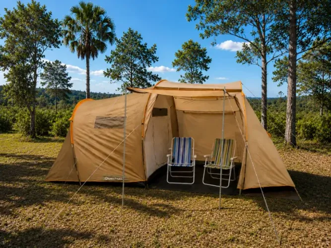 Barraca Quechua T4.1 para 4 Pessoas + Varanda Completa Excelente Estado
