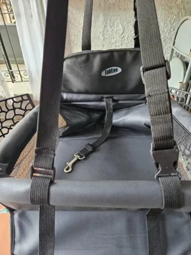 Assento cadeirinha carro cachorro cães gatos Tubline até 10Kg - Petro