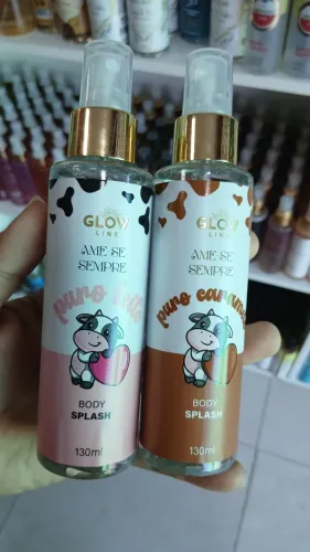 Body Splash e Sabonete Puro leite e Puro caramelo