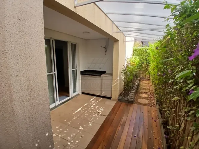 Apartamento residencial com quintal para locação no bairro Catharina Zanaga, Americana, SP