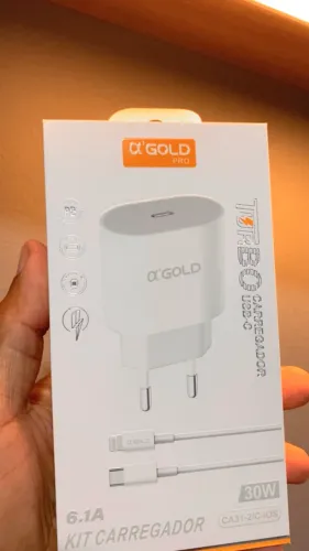 Carregador para iPhone turbo com cabo