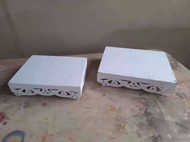 Bandejas quadradas