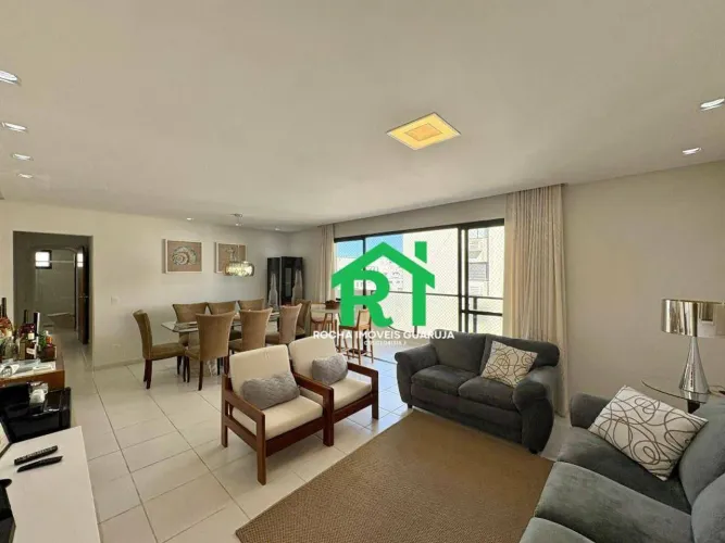 Apartamento com 3 quartos (1 suíte), 2 vagas e lazer à venda em Pitangueiras, Guarujá