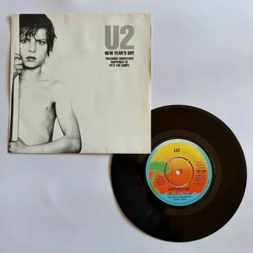 U2 New Year's Day Vinil Compacto Importado Inglaterra UK