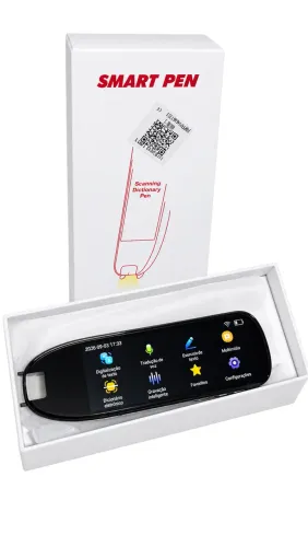Caneta Tradutora Smart Pen Scanner de Texto Dicionário Eletrônico
