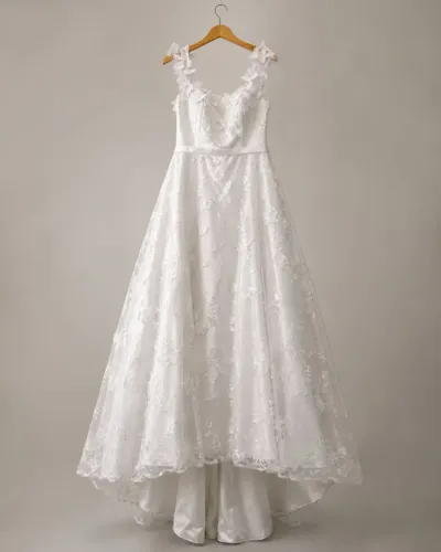 Vestido de Noiva Luxo com Aplicações - Impecável