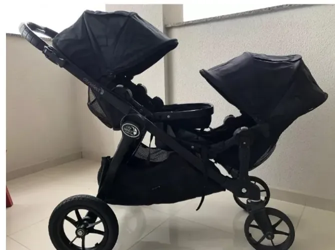 Carrinho Baby Jogger City Select Double de Recém Nascido até 4/5 anos