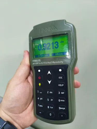 Hanna HI98195 Multiparâmetro Profissional - pH / ORP / EC / TDS / Salinidade
