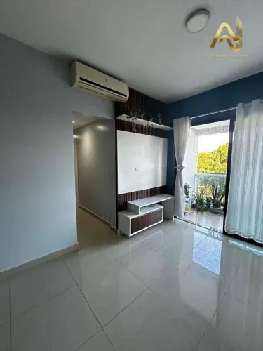 APARTAMENTO SEMI-MOBILIADO COM 3 QUARTOS, VENDA OU LOCAÇÃO - Acquarelle, Ponta Negra