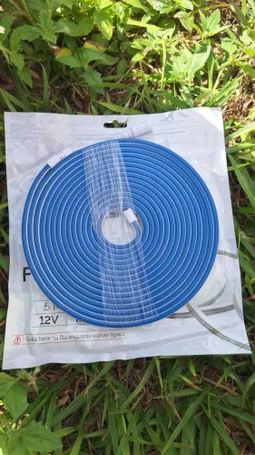 Fita Led Neon 12v Azul 5mts 
