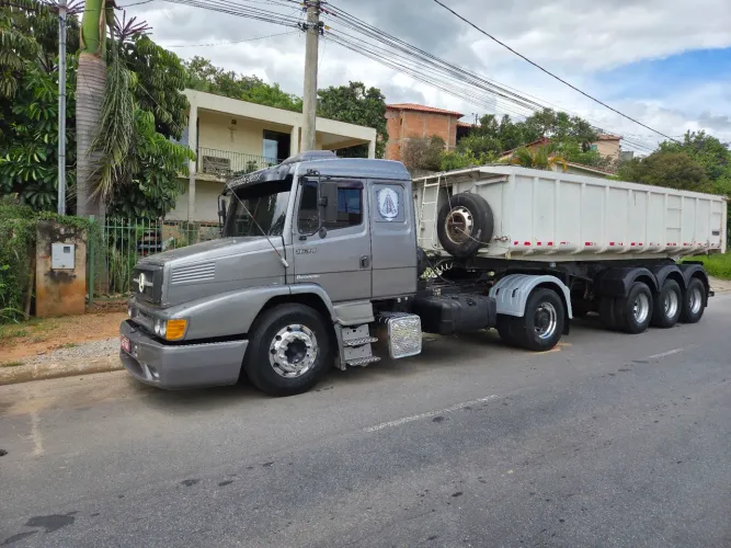 Mercedes-Benz 1634 2007 + Carreta Basculante Randon 1998