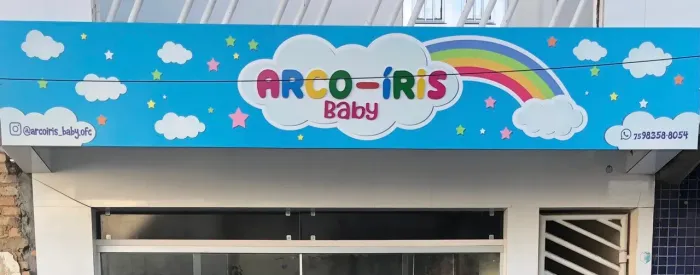 Fachada para loja 5 metros nome em 3D