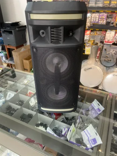 Caixa Som Bluetooth Usb Fm Bateria Led Bpp265 Boxx 300 Wats