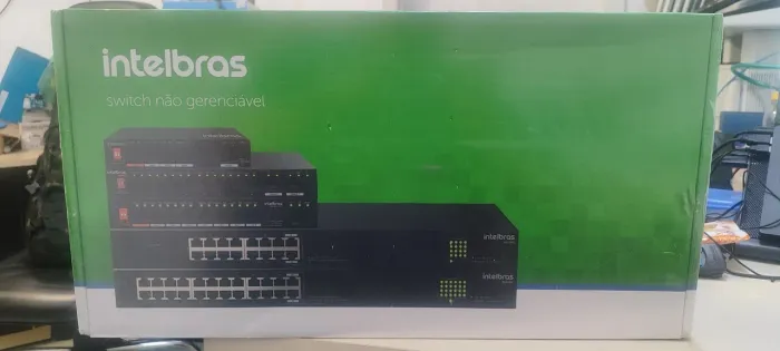 Switch Intelbras S1116G Gigabit 16 Portas - Novo Lacrado Na Caixa