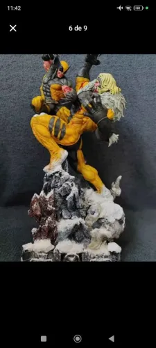 Figure action Wolwerine e Dente de Sabre