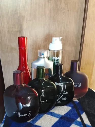 Kit com 5 frascos vazios Natura