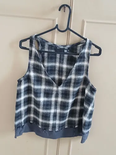 Blusa Xadrez Tidsy