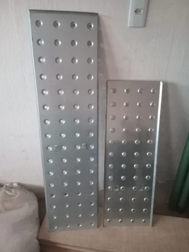 Plantaforma galvanizado pra escada Articulada