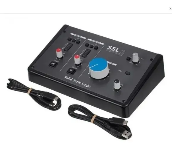 Interface de Áudio Solid State Logic SSL 2 24bit Taxa 192kHz