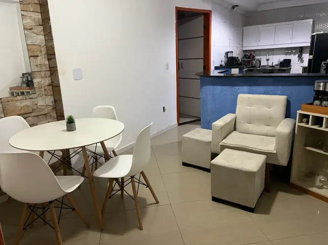Mesa nova poltrona e puff 