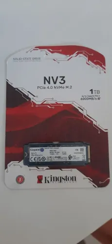SSD M.2 1TB Kingston NV3 PCIe 4.0 (6000 MB/s) [LACRADO] - PC Voando!