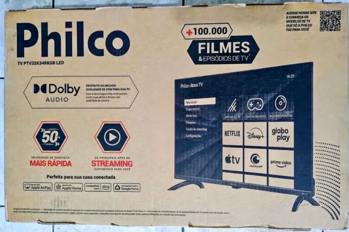 Smart Tv roku 32 polegadas