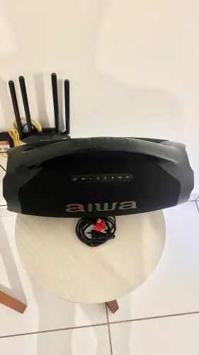 Caixa aiwa bombox