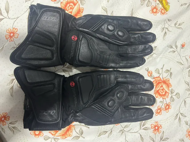 Luva X11 Impact 2 Couro Cano Longo Preta Speed Cor Preto Tamanho M